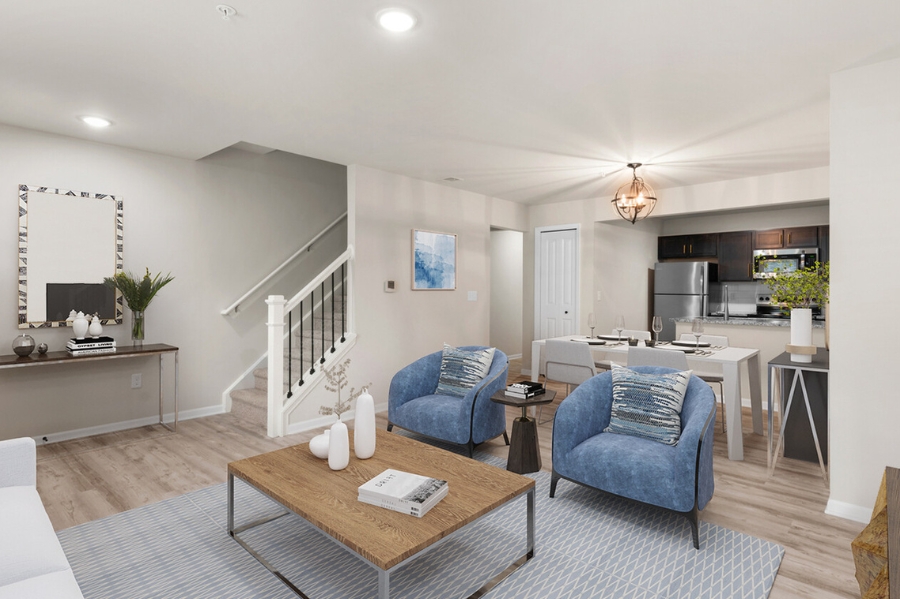 Interior of Luxury Rental Townhomes in Innsbrook of Canton