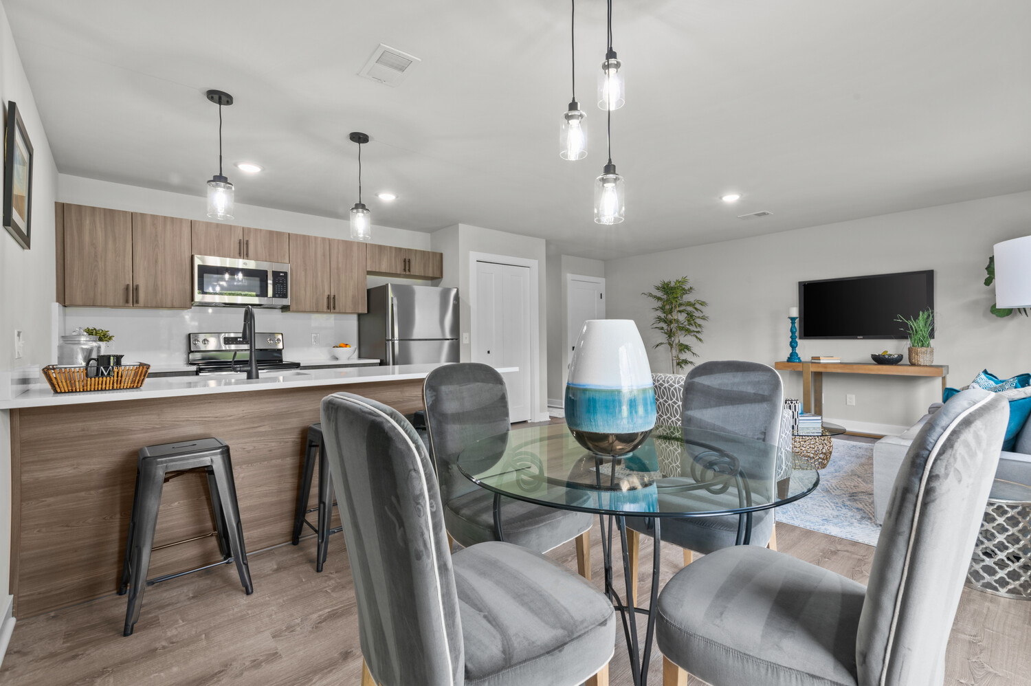 Photo of Living Room and Kitchen